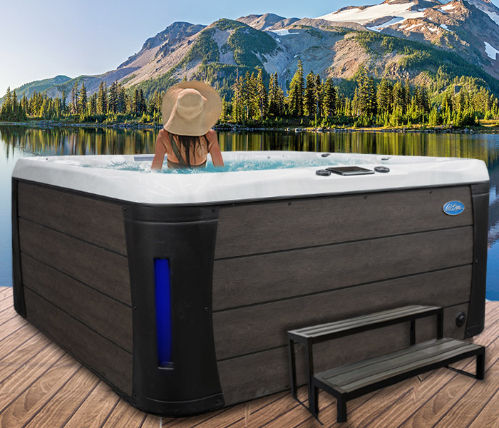 Calspas hot tub being used in a family setting - hot tubs spas for sale Riverside