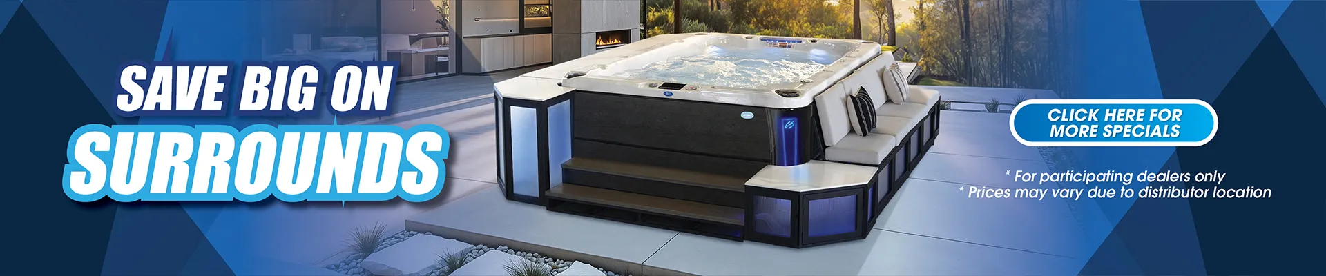 Calspas hot tub being used in a family setting - Riverside