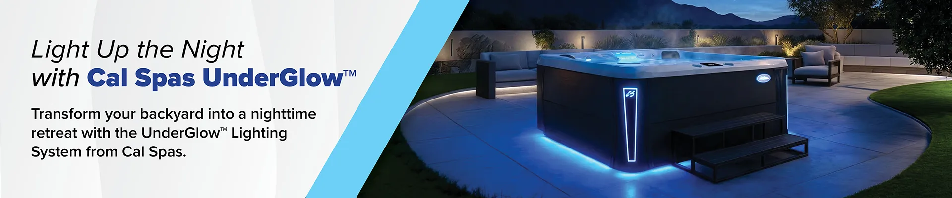 Calspas hot tub being used in a family setting - Riverside